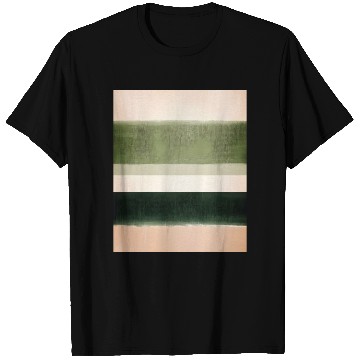 Discover Abstract Green Stripe Design T Shirts