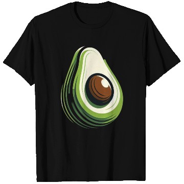 Discover Avocado minimalist avocados design food art 2 T Shirts