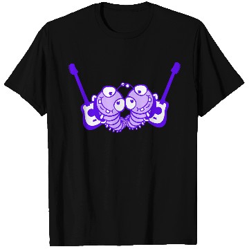 Discover 2 Guitar Caterpillars Party Team Two Friends Band T Shirts