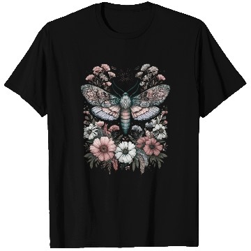 Discover Fairycore Floral Moth Pastel Fairycore Aesthetic T Shirts