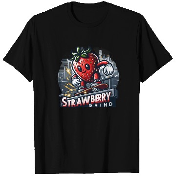 Discover Strawberry Grind – Skater Berry T Shirts