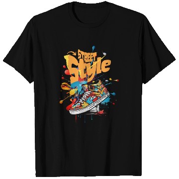 Discover 'Street Style' Graffiti Drip Shoe GD T Shirts