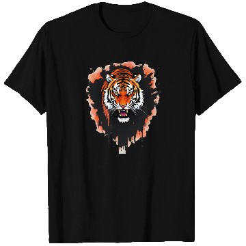 Discover Roaring Tiger, Wild Instinct, Jungle King T Shirts