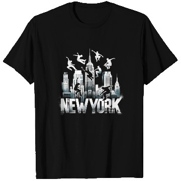 Discover Parkour Freerunner Freerunning New York T Shirts