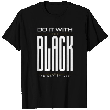 Discover BLACK Letter Print And Gradient Color Crew Neck T Shirts