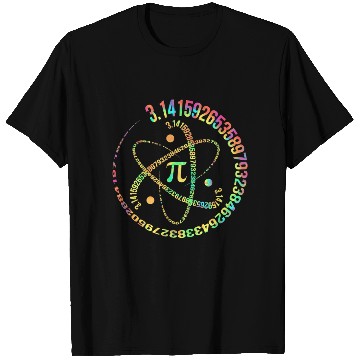 Discover Tie dye Pi day 3.14 Spiral Pi Number Math Teacher T Shirts