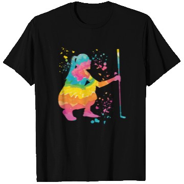 Discover Golfer Colorsplash Kids Miniature Golf T Shirts