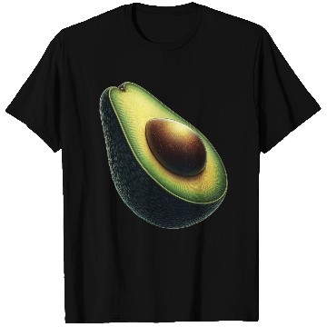 Discover Avocado food art vegan design T Shirts