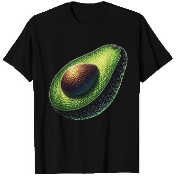 Discover Avocado food art vegan design 6 T Shirts