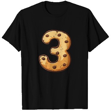 Discover Birthday Cookie: Three-Year-Old, Number 3 T Shirts