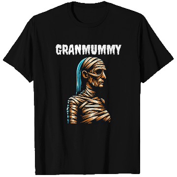 Discover Mummy Grandma GRANMUMMY Halloween Women Horror T Shirts