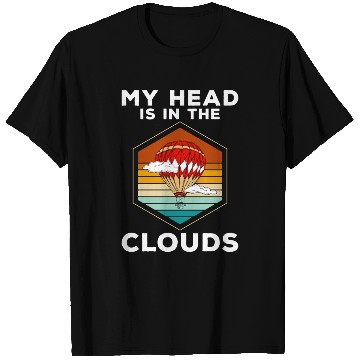 Discover Balloon Sky Clouds T Shirts