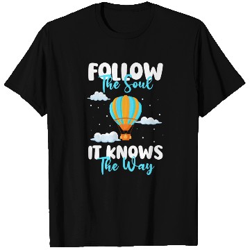 Discover Balloon Flying Clouds Sport T Shirts