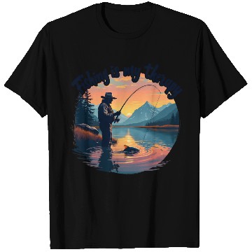 Discover Fishing is my therapy T Shirts
