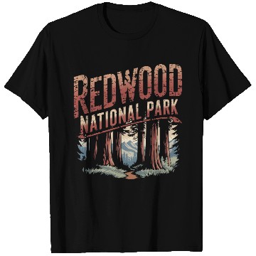 Discover Redwood National park vintage T Shirts