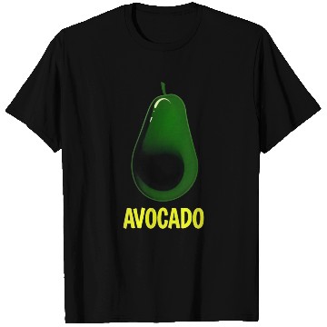 Discover Avocado food art vegan design 10 T Shirts