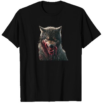 Discover wolf & blood T Shirts