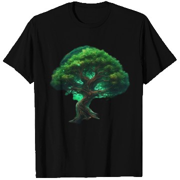 Discover Green Space Tree T Shirts