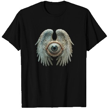Discover Weirdcore Aesthetic Human Eyeball Wings Strangecor T Shirts