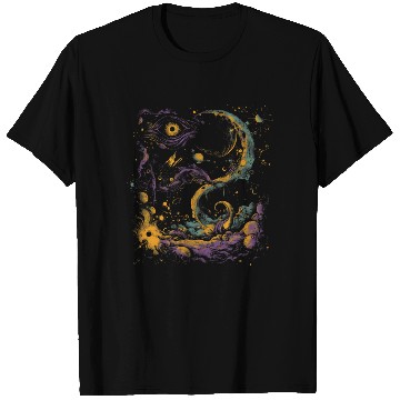 Discover Weirdcore Aesthetic Cosmic Space Dreamcore Creepy T Shirts