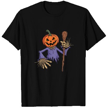 Discover Spooky Halloween Scarecrow T Shirts