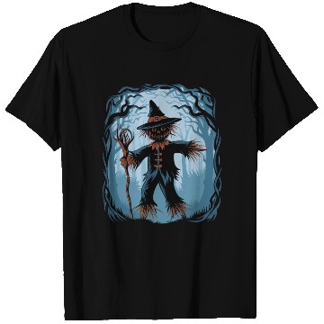 Discover Spooky Halloween Scarecrow T Shirts