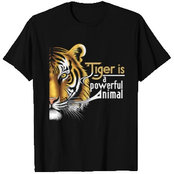 Discover Graphics "Tiger" design best for tiger lover T Shirts