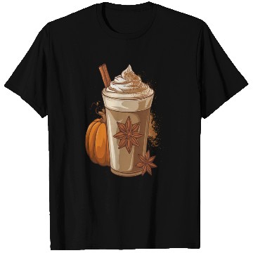 Discover Pumpkin spice latte T Shirts