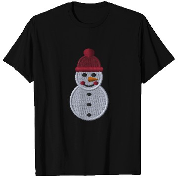 Discover Snowman embroidered T Shirts
