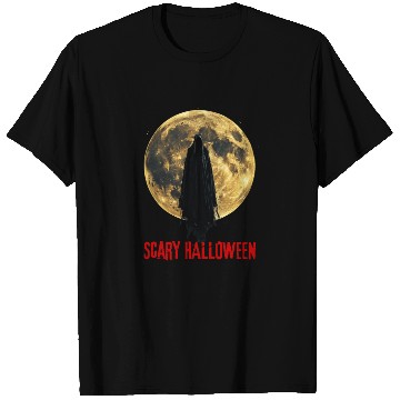 Discover Scary Halloween Ghost Moon Night Funny Gifts T Shirts