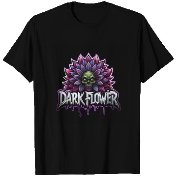 Discover Dark flower, zombie style, dark fantasy T Shirts