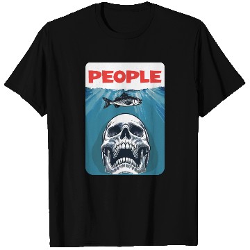 Discover People - enemy - fish - skull T Shirts
