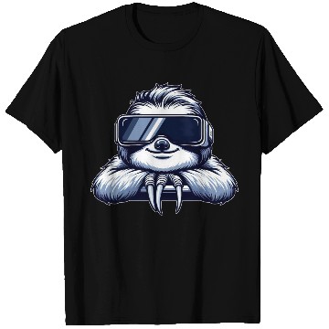 Discover Sloth VR Gamer Gaming Relaxed Chill T Shirts