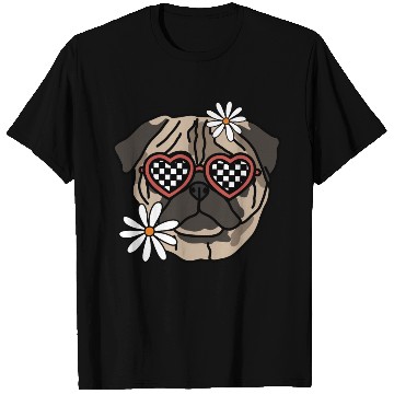 Discover Pug retro Dog T Shirts