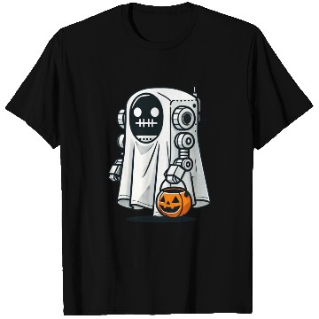 Discover funny halloween robot T Shirts