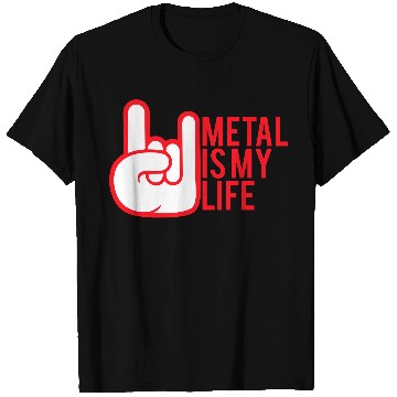 Discover Heavy Metal Is My Life Hard Rock Music Text Quote T Shirts