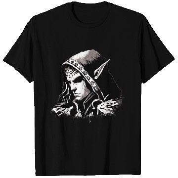 Discover Dark Elf Archmage Illustration T Shirts