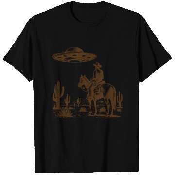 Discover UFO Western Cowboy T Shirts