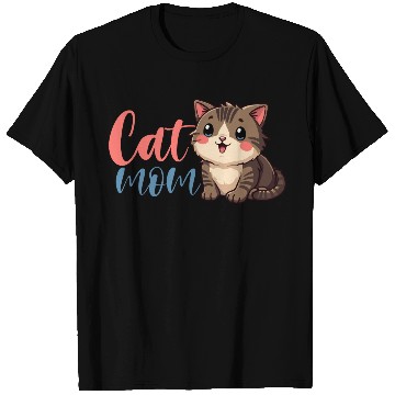 Discover Adorable Cat Mom Design with Cute Kitten T Shirts