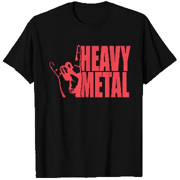 Discover Heavy Metal Fun Hard Rock Music Horns Hand Gesture T Shirts