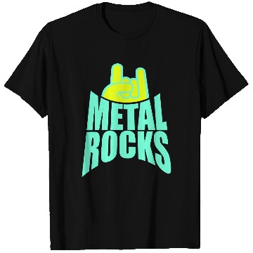Discover Heavy Metal Rocks Hard Rock Music Text Quote Logo T Shirts