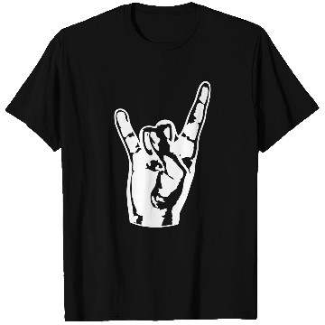 Discover Heavy Metal Fun Hard Rock Music Horns Hand Gesture T Shirts