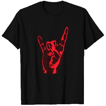 Discover Heavy Metal Fun Hard Rock Music Horns Hand Gesture T Shirts