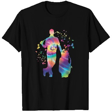 Discover Golfer Colorsplash Kids Miniature Golf T Shirts