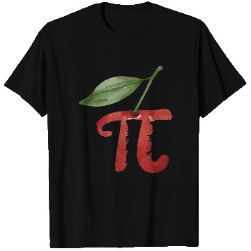 Discover Cherry Pi Day Funny Pie Cherries 3.14 Science T Shirts