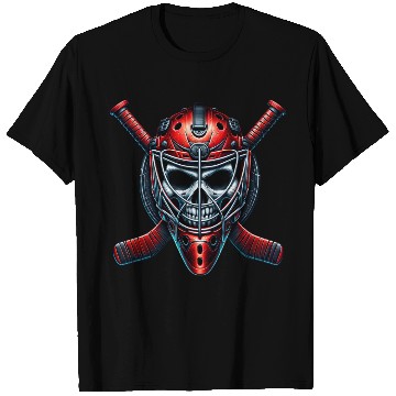 Discover Skull Hockey Goalie T Shirts