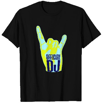 Discover Official DJ Music Heavy Metal Horns Hand Gesture T Shirts
