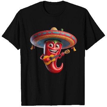 Discover Spicy Mariachi Pepper T Shirts