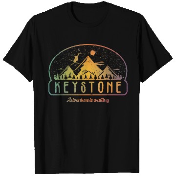 Discover Retro Keystone Ski Adventure is Waiting T Shirts
