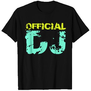 Discover Cool Official DJ Club Music Party Stamp Graffiti T Shirts